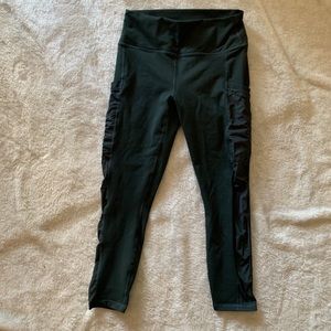 Forest green leggings with pockets